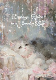 宝石のまどろみと夢見る白猫