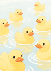 Love Lovely Yellow Duck Theme