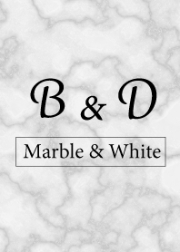 B&D-Marble&White-Initial