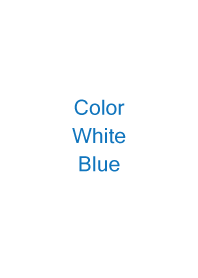 Simple Color : White + Blue 3 (J)