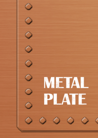 Simple metal plate theme