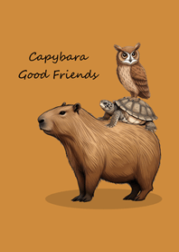 Capybara Good Friends(caramel colour)