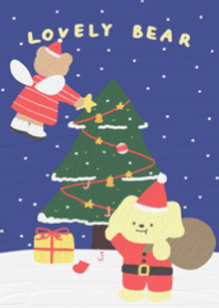 Lovely bear : Christmas