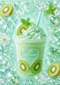 Kiwi Mint Dreamy Frozen Drink | Bitasui