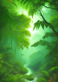 Foggy forest   b50725