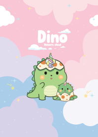 Dino Unicorn Dream Cloud Lovely