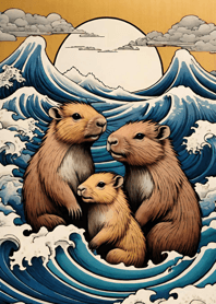 Ukiyo-e - Capybara 7694F2
