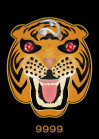 Tiger Lucky Number 9999 (Orange)