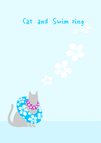 cat and swim ring
