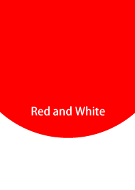red and white theme