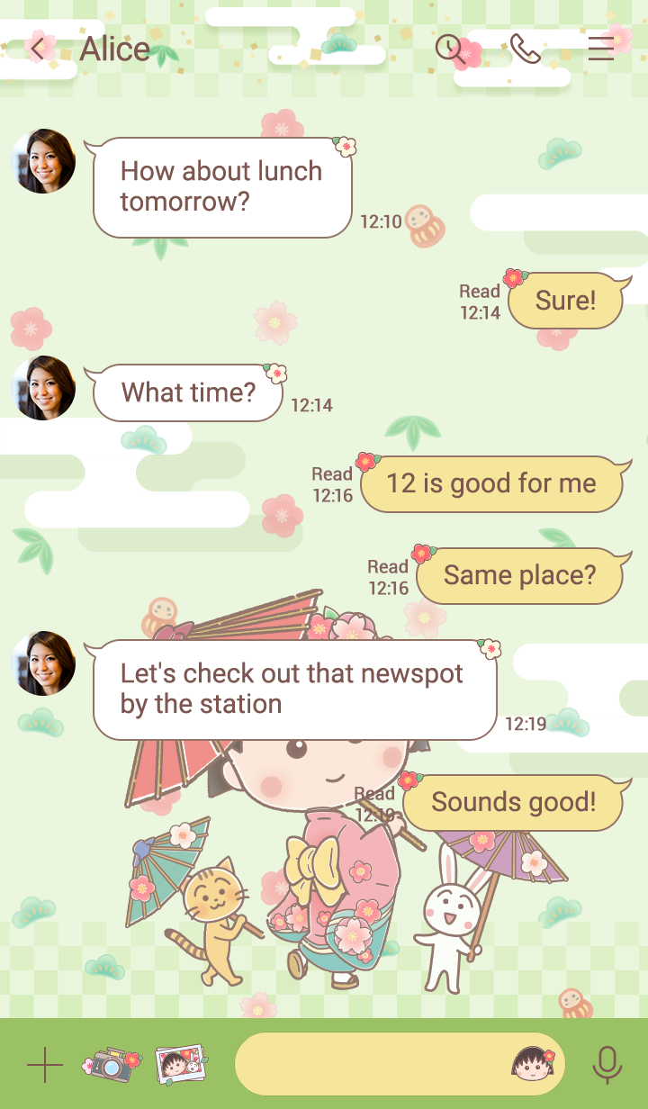 樱桃小丸子 典雅和风