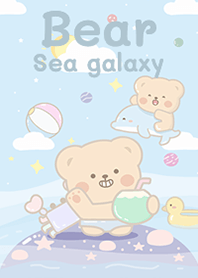 Bear on sea galaxy!