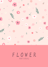 FLOWER SALMONPINK -NATURAL55