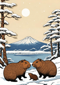Ukiyo-e - Capybara 7477b1