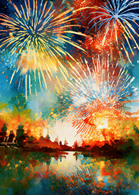 Beautiful Fireworks Theme#761