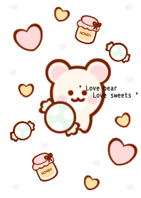Cute bear Cute sweets 20