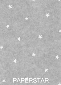 グレーの紙と星