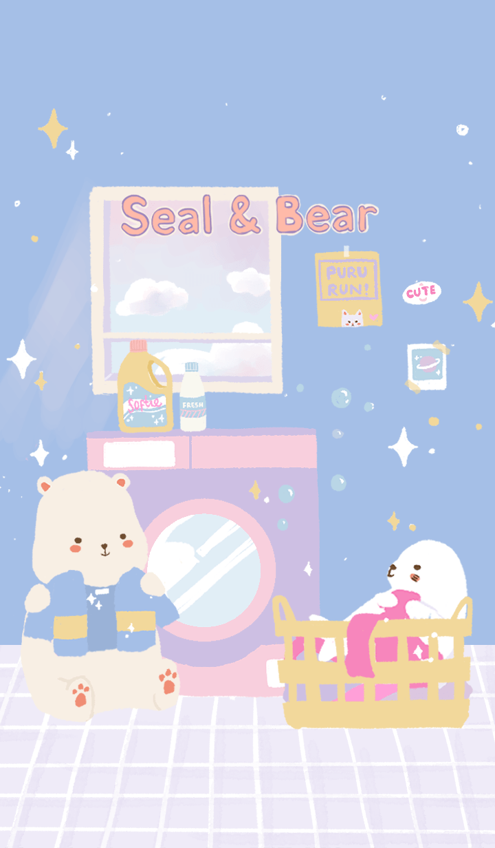 Seal and Bear: Laundry Day