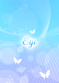 Eiji skyblue butterfly theme