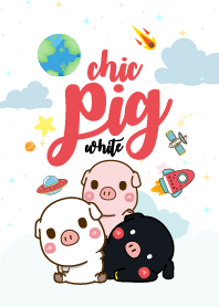 Fat Pig Galaxy White