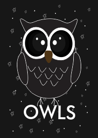 Simple Black Owls v.2
