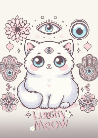 Somehoww : LUCKY NEKO & EVIL EYE(Fuscia)