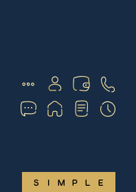 SIMPLE (Navy blue)