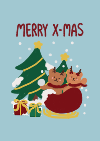 Merry Christmas with Little Bears