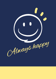 Always happy -Navy&Yellow 4-