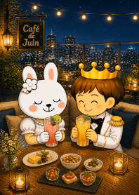 GochiUsagi & Kiran Ouji - Rooftop Date