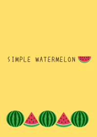 SIMPLE WATERMELONj-YELLOW