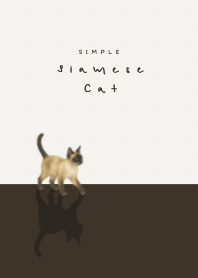 Simple Siamese Cat (brown)