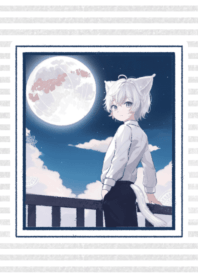 Cyan-kun a menhera white cat