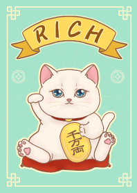 The maneki-neko (fortune cat)  rich 6