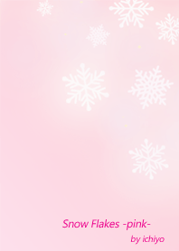 Snow Flakes -pink- by ichiyo