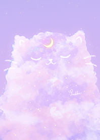 Sweet Mellow Pink Purple Cat Cloud