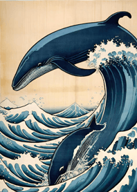 อุกิโยะเอะ - วาฬ ebacb6