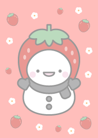 Strawberry: Black snowman theme 6