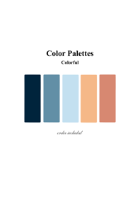 Color Palettes Colorful