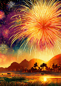 Beautiful Fireworks Theme#218