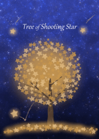 Tree of shooting star watercolor ver.
