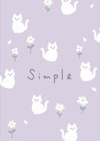 Cute cats and flowers, Scandinavian9