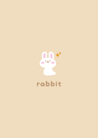 Rabbits2 Glitter - yellow