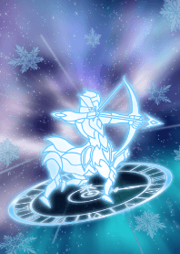 Zodiac sign Sagittarius -Snowflake- JPN
