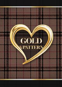 Gold Heart - Plaid  - 01 FD-11