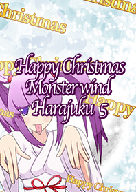 Happy Christmas Monster wind Harajuku5