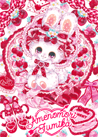 Retro and cute strawberry