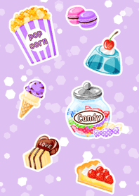 Favorite sweets! -light purple- Revised