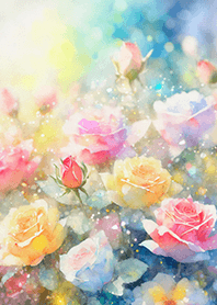 薔薇(バラ)の花の着せかえ(R3432)