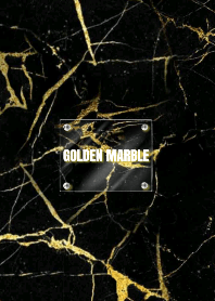 GOLDEN MARBLE Glass plate